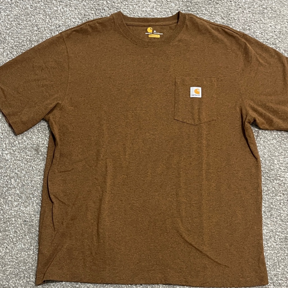 Carhartt Men's Short Sleeve Brown Tee